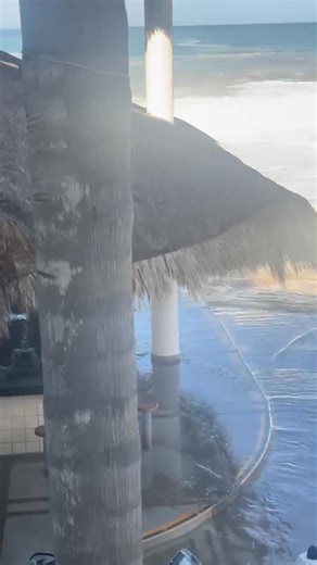 Puerto Vallarta this morning as Pacific Hurricane Priscilla passes to the west. From Mandy Benefield “Our resort this morning when we walked out on our balcony… the resort pool is under all of that.” | James Spann