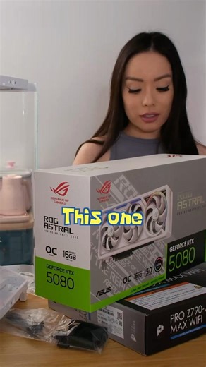 Unboxing my ROG Astral RTX 5080 #pcbuild #pcgaming
