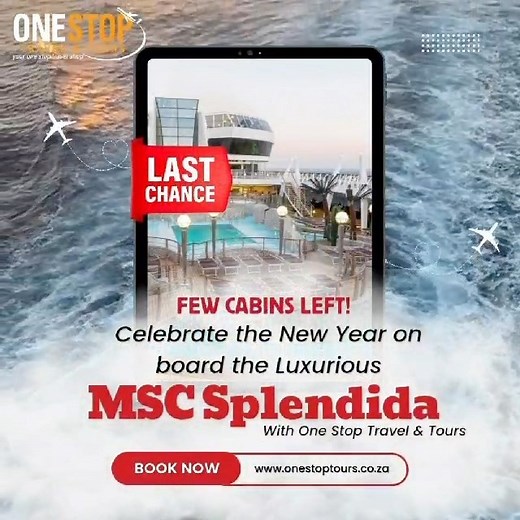 4.6K views | Last Chance to Ring in the New Year in Style!  Book your Balcony Cabin on MSC Splendida now at an unbeatable price. Don’t miss out on this unforgettable New Year’s experience! 壟✨ #NewYearCruise #MSCSplendida #BalconyCabin #BookNow #CountdownTo2024 #TravelGoals #SeaAdventures #NYEGetaway | One Stop Travel & Tours | Facebook