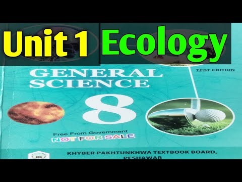 Ecology Unit 1 Class 8th General Science New Course Kpk Textbook For ETEA Test Preparation