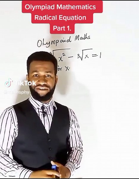 Olympiad Mathematics: Radical Equation Part 1