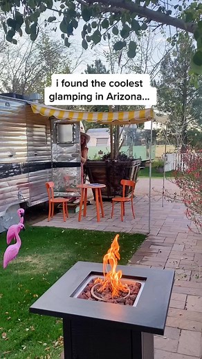 Explore Glamping at a Vintage Trailer Peach Farm near Mesa