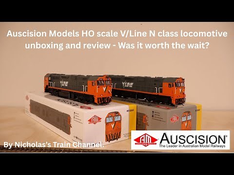 100. Product review - New Auscision Models HO scale V/Line N class locomotive unboxing and review.