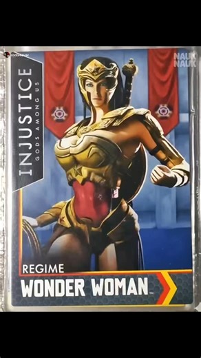 Darius Galang on Instagram: "This card is from the Injustice Arcade series, a card-based fighting game by Raw Thrills. It features the character Regime Wonder Woman from the Injustice: Gods Among Us universe."