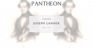 Joseph Lanner Biography | Pantheon