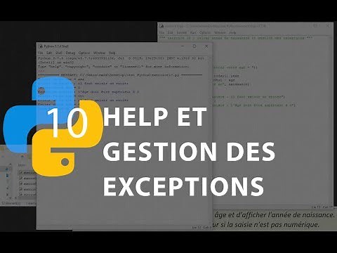 Python n°10 : gestion des exceptions et utilisation de l'aide