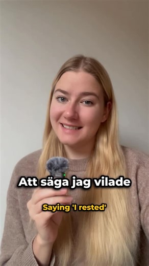 LanguageLockIn | Vad kan man säga istället för ”jag vilade”? 💙 #learnswedish #svenskaspråket #swedish #swedishvocabulary #swedishlearningjourney... | Instagram