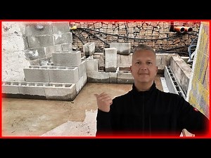 Pool selber bauen: Wände mit Schalsteinen mauern - Schritt für Schritt