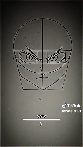 Tutorial Menggambar Asta dari Black Clover