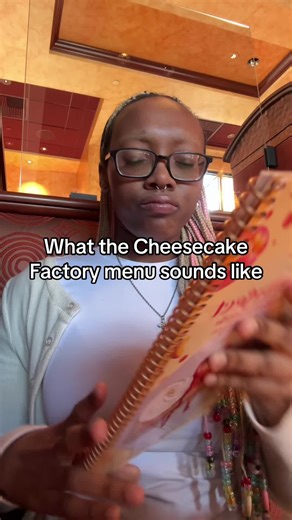 Cheesecake Factory Menu: What It Sounds Like