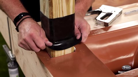 Trex RainEscape 4x4 Post Flashing