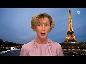 ARD-Brennpunkt zu "Eskaliert die Lage in Syrien?" am 14. April 2018, Moderation Ute Brucker
