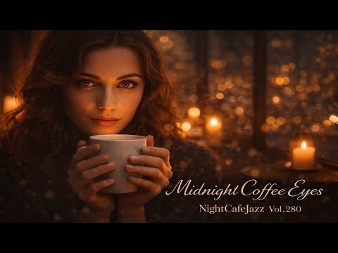 ☕ Midnight Coffee Eyes — NightCafeJazz Vol.280 | Late Night Café Jazz & Cozy Mood