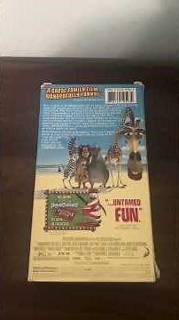 Madagascar vhs unboxing