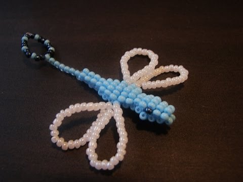 Dragonfly ~ Beaded Keychain