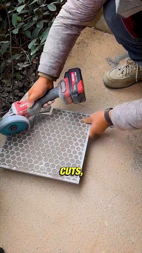 98K views · 123 reactions | Perfect Tile Cut Around Any Pipe #TileWork #DIYConstruction #SmartHacks #HomeImprovement #SatisfyingSkills | Production Pulse | Facebook