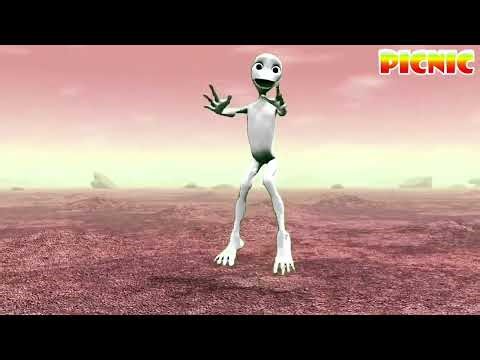 Green Frog Dancing to Amiti Cosita 🐸💃 | Funny Dance