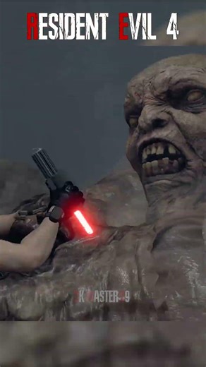 Riot Gun vs El Gigante RE4 Remake #shorts #residentevil4 #residentevil #re9 #leonskennedy