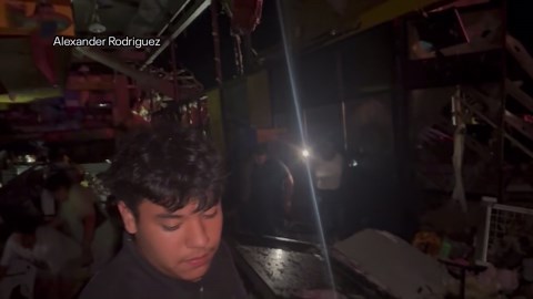 Valley View gas station damaged by tornado