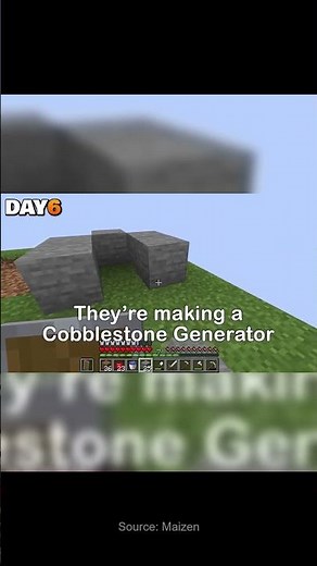 03 🏗️ How to Build an Infinite Cobblestone Generator Minecraft 💥