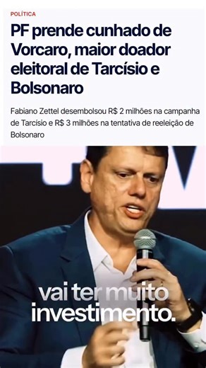 EMIDIO on Instagram: "Deu ruim pro governador: Polícia Federal prende maior doador da campanha de Tarcísio fugindo pra Dubai."