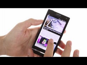 Sony Xperia SL user interface