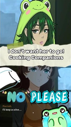 I don't want her to go! Cooking Companions #cookingcompanions #twitch