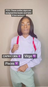 POV: these zodiac signs are assigned line leader and take their job serious 😂😂😂⚠️ Do yall agree !? 🤔 #reels #zodiacsigns #astrology #explore #zodiac | Jacon Milan