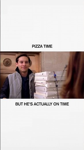 Pizza Time But Spider-Man Is Actually On Time...