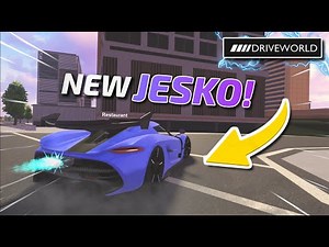 *NEW* Drive World UPDATE! JESKO Is FINALLY Here + Quick Review (Roblox Drive World)