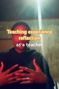 Teaching experience reflection