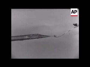 French Dassault Mirage IVA first air refueling tests with C-135F in 1964