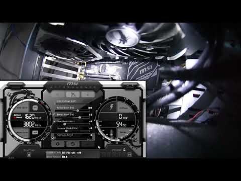 Nvidia graphics card Fan rpm control via MSI Afterburner