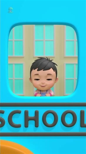 Wheels On The Bus Go Round & Round #wheels #ytshorts #shorts #kidsshorts #explore