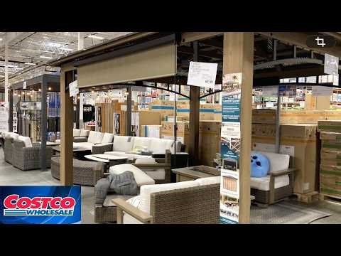 COSTCO SHOP WITH ME FURNITURE SOFAS TABLES GAZEBOS KITCHENWARE SUMMER SHOPPING STORE WALK THROUGH