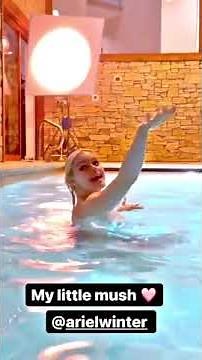 Ariel Winter in the pool 07/09/2021