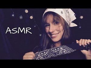 ASMR ! I show you my Bandanas / Relaxing Sounds / Halstücher (ENG)