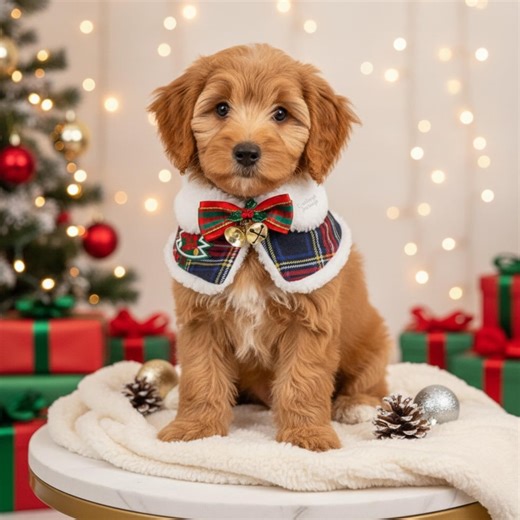 Plaid Dog Scarf With Faux Fur Collar, Christmas Pet Cape, Winter Cat Outfit, Cozy Holiday Dog Bandana for Christmas, Cute Gift for Pet Lover - Etsy Australia