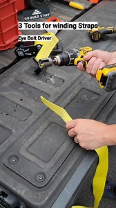 132K views · 498 reactions | Are you winding straps by hand? Or with a drill? #ratchetstrap #drill #strapwinder | Go Build Stuff | Facebook