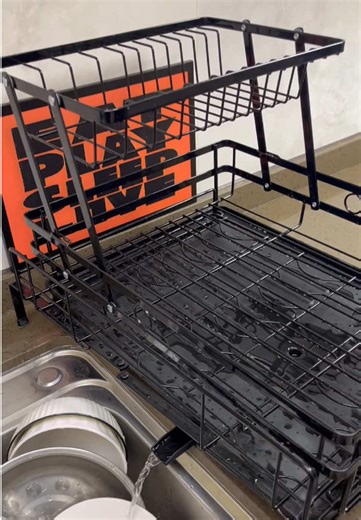 Maximize Kitchen Space with the Pull-Out Dish Rack