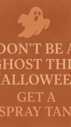 12 reactions |  Don’t be a ghost this Halloween — get your glow on! ✨ Keep it bronzed, not boo! 李 Book your tan at www.villatan.com.au 彩 | VILLA TAN | Facebook