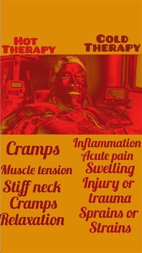 Hot therapy vs cold therapy | Hot therapy | Cold therapy #therapy #hot #cold #fitnessmotivation