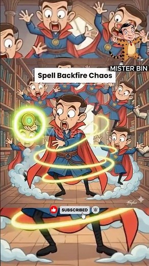 Mr. Bin as Doctor Strange: Spell Backfire! ✨🤣