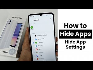 How to Hide Apps In Samsung Galaxy A05 | App Hide Settings