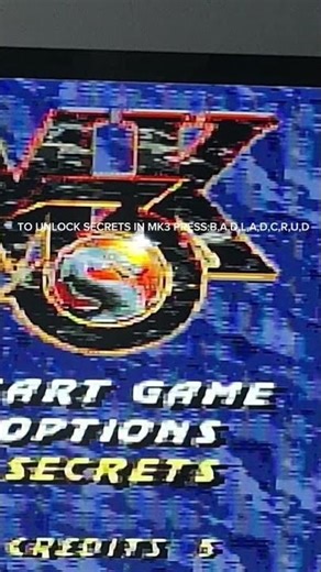 HOW TO UNLOCK CHEATS IN MK3 SEGA GENISIS