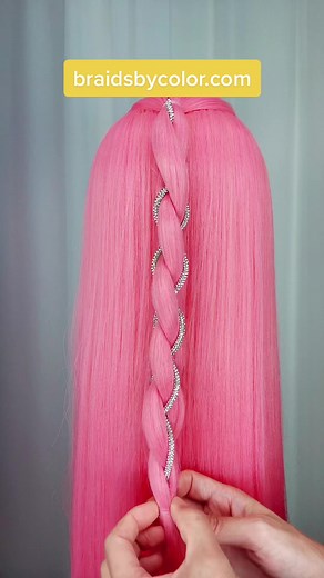 Color Coded 4-Strand Braid Tutorial | Mini Dutch Braids