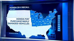 Honda recalls more than a half-million CR-Vs due to potential rust