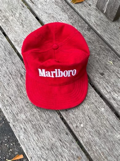 Vintage Hats 🍁 on Instagram: "⚠️ Vintage90s Marlboro Corduroy Red (Code USA) Deadstock - TruckerHat (SS+)(Very Rare)❌SOLD • Kéo sang trái để xem chi tiết • • Size : Free • Cond : 9,8/10 ⚠️ DM US 📲 _________________________ (X) hoặc (.) shop chủ động inbox 📲"
