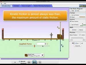 Phet forces and motion app
