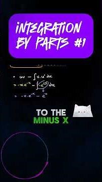 Integration by parts | Example 1